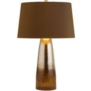  Leopard Silveria Tappered Glass Lamp