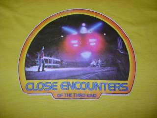 vtg CLOSE ENCOUNTERS OF THE THIRD KIND 80S t shirt L  