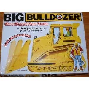  Big Bulldozer Giant Shaped Floor Puzzle 2X3 Toys 