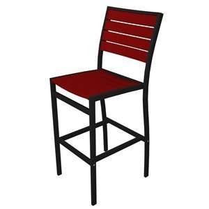  Poly Wood A102FABSR Euro Side Chair Outdoor Bar Stool 