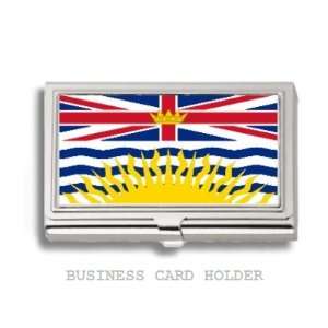  British Columbia Canada Flag Business Card Holder Case 