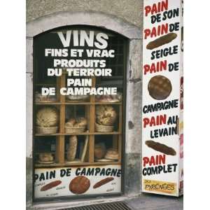 Close Up of the Window Display of a Boulangerie in the Midi Pyrenees 