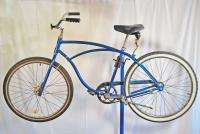  Schwinn Cruiser Bicycle bike clunker project blue 26 fat tire  