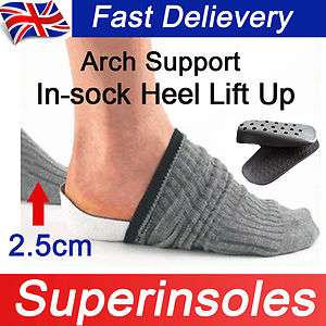   Support Height Increase Heel Lift Shoe Insert Pad Insoles Men&Women