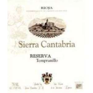  2003 Sierra Cantabria Reserva Rioja Doca 750ml Grocery 