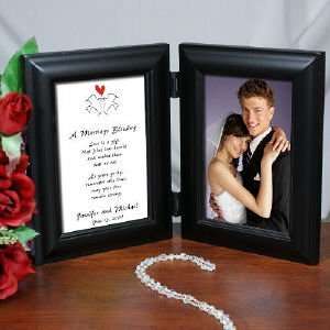  Marriage Blessing Wedding Black Bi Fold Personalized 