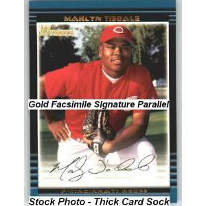 2002 Bowman Gold #242 Marlyn Tisdale RC   Cincinnati Reds 