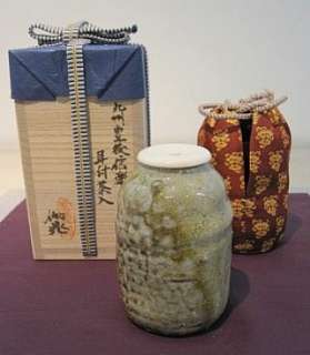 Tasteful Mimitsuki Chaire Tea Caddy Made by Kacho Kwara  
