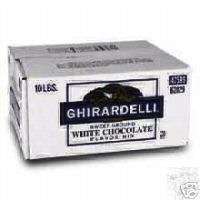 Ghirardelli White Chocolate Sweet Ground Powder 10 lbs  