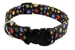 Colorful Dots Custom Designer Dog Collar  
