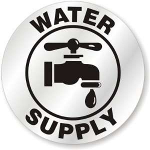  Water Supply Vinyl (3M Conformable)   1 Color Spot Sticker 