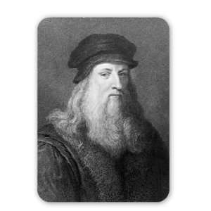  Leonardo da Vinci, engraved by Raphael   Mouse Mat 