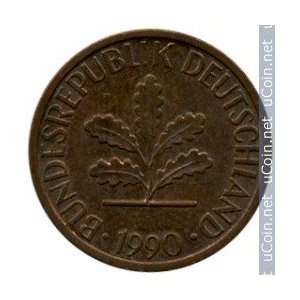   1990 D German Pfennig    Reconciliation Coin 