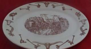   China El Rancho 13 Oval Serving Platter Dohrmann Hotel Supply  