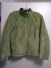 MOUNTAIN HARD WEAR Womens Green Soft Fleece Zip Jacket