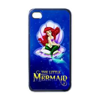 New* HOT THE LITTLE MERMAID iPHONE 4 Black CASE  