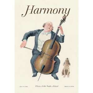  Harmony When a Cello Needs a Friend 20x30 poster
