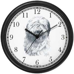  Old English Sheepdog or Sheep Dog (MS) Wall Clock by 