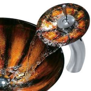  Vigo Industries Vigo Tigre Glass Sink and Faucet Set 