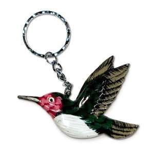  Wholesale Pack Handpainted Hummingbird Bird Keychain (Set 