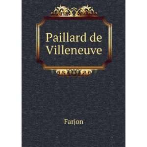  Paillard de Villeneuve Farjon Books