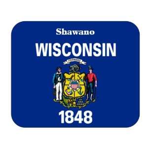  US State Flag   Shawano, Wisconsin (WI) Mouse Pad 