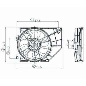   CONDENSOR (S) COOLING FAN ASSEMBLY WITH AIR CONDITIONING Automotive