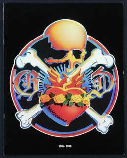 Grateful Dead 1980 Tour Program Book Rick Griffin Cover  