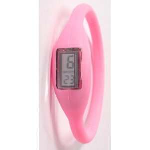  Tourmaline Negative Ion Silicone Sports Watch 7   Pink 