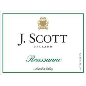  2010 J. Scott Roussanne 750ml Grocery & Gourmet Food