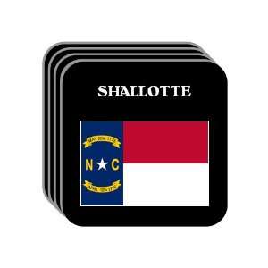 US State Flag   SHALLOTTE, North Carolina (NC) Set of 4 Mini Mousepad 
