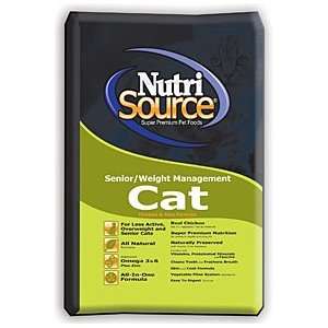  NutriSource Senior Weight Dry Cat Food 16lb