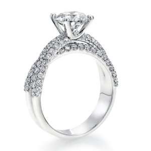  Diamond Engagement Ring 2 ct, E Color, VS1 Clarity, IGI 