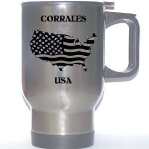  US Flag   Corrales, New Mexico (NM) Stainless Steel Mug 