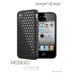  SPIGEN SGP iPhone 4 / 4S Case Modello Series (Soul Black 