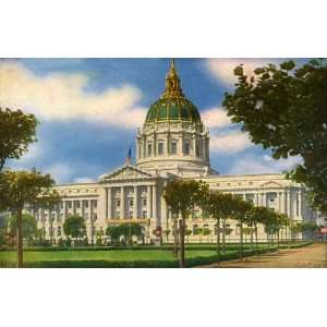  City Hall and Civic Center, San Francisco   Fine Art Gicl 