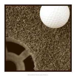  Sepia Golf Ball Study II PREMIUM GRADE Rolled CANVAS Art 