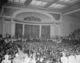 1939 photo Interior of Constitution Hall as DAR op  