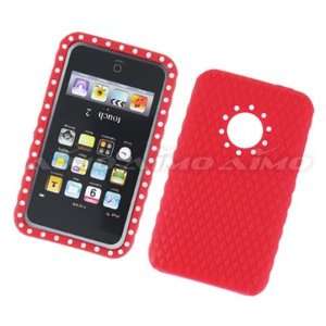  Apple iPod Touch 2nd Diamond Skin Case, Red 003 