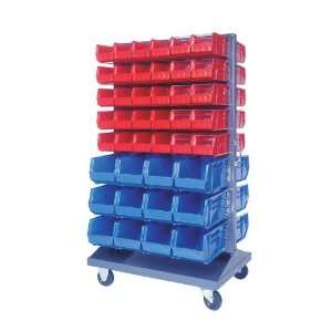  Quantum Storage Mobile Double Sided Louvered Rack Unit 