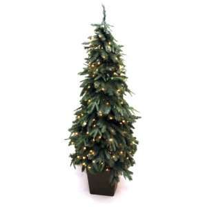   Artificial Prelit Christmas Tree, 6 Feet, Clear Lights