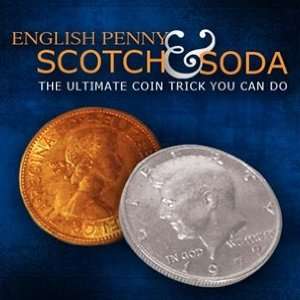  English Penny Scotch & Soda Coin Trick Toys & Games