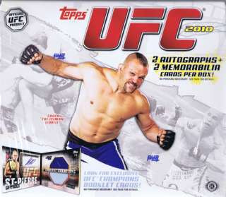 2010 TOPPS UFC SERIES 4 FACTORY SEALED HOBBY BOX  