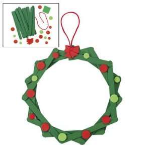  Craft Stick Wreath Ornament Craft Kit   Craft Kits & Projects 