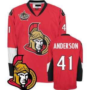  EDGE Ottawa Senators Authentic NHL Jerseys Craig Anderson 
