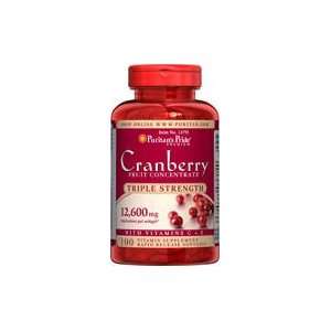  Triple Strength Cranberry Fruit Concentrate 12600 mg 100 