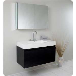   FVN8010BW Modern Bathroom Vanity w/ Medicine Cabinet