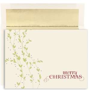  Merry Christmas Branches On Ecru Christmas Cards Health 