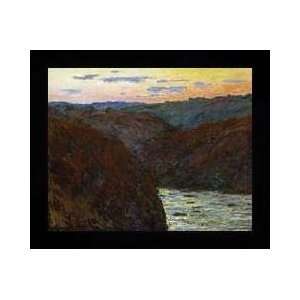  La Creuse Sunset Framed Canvas Giclee
