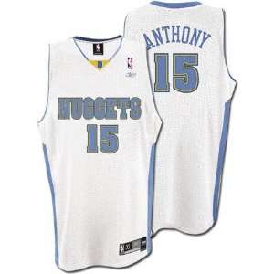 Carmelo Anthony White Reebok NBA Swingman Denver Nuggets Youth Jersey 